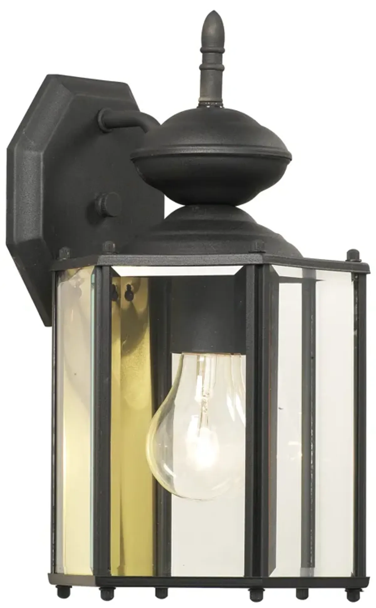 Brentwood 13.25" High 1-Light Outdoor Sconce - Black