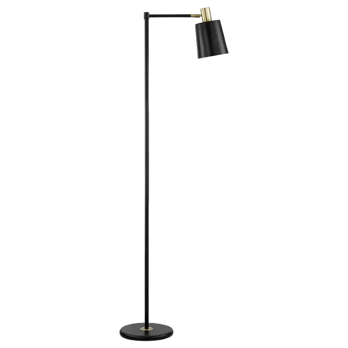 Rhapsody 1-light Floor Lamp with Horn Shade Black