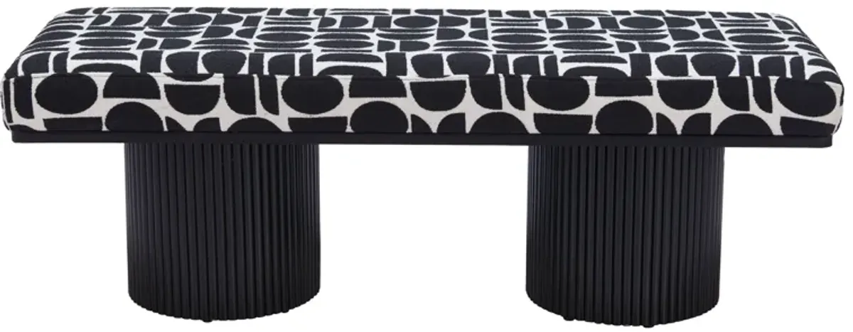 Botoia Bench Black & White