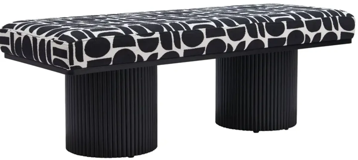 Botoia Bench Black & White