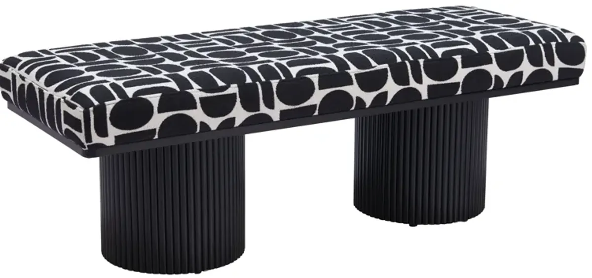 Botoia Bench Black & White