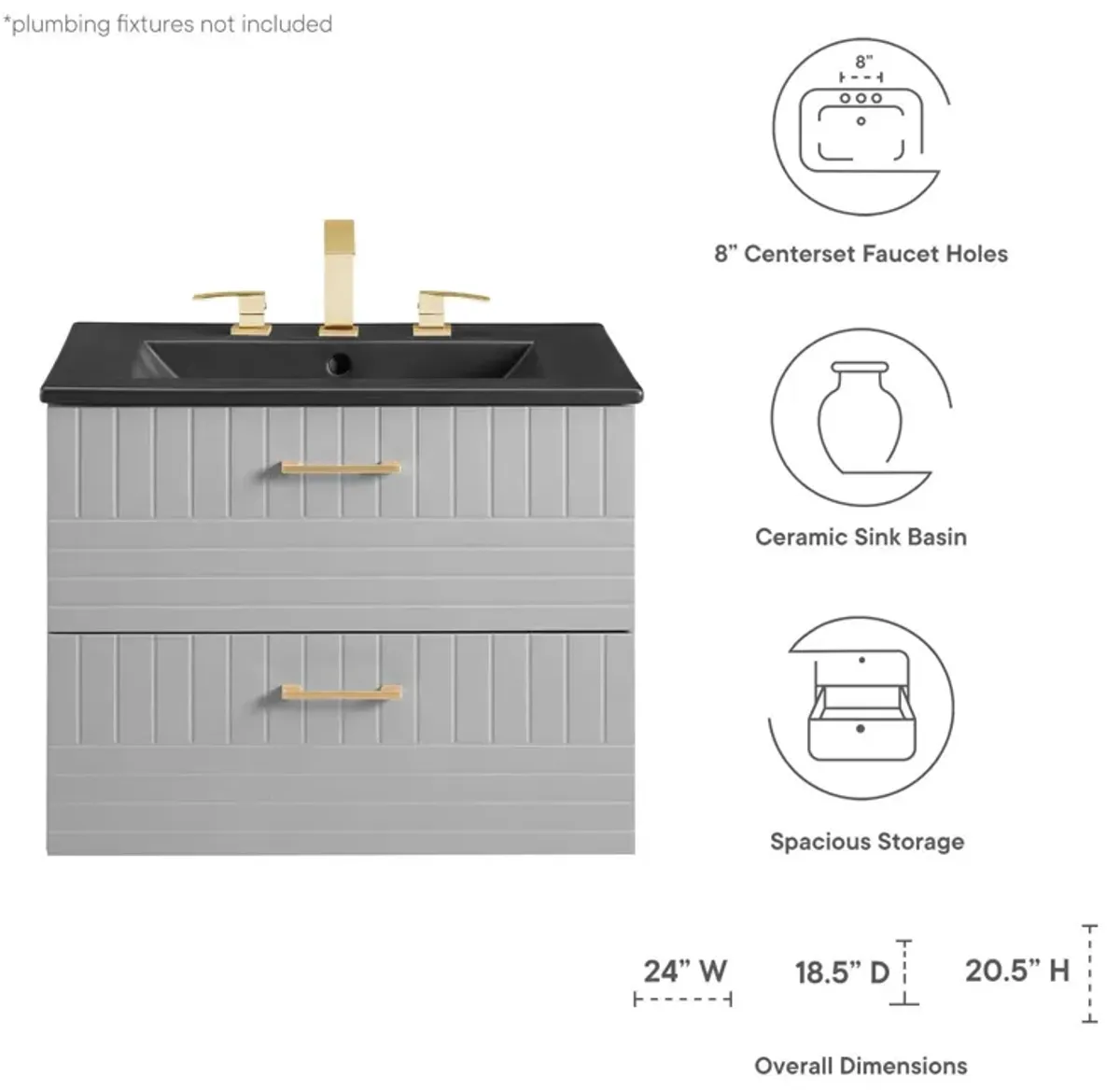 Daybreak 24" Bathroom Vanity