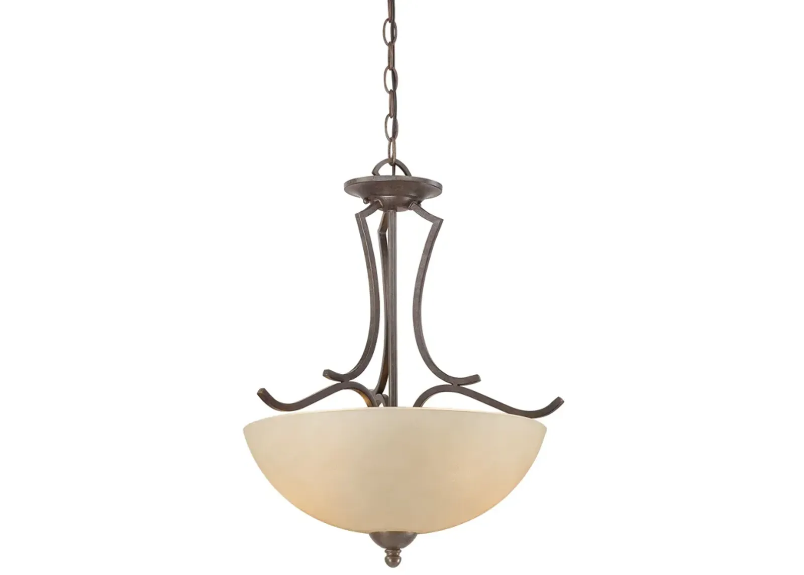 Triton 2-Light Pendant in Sable Bronze