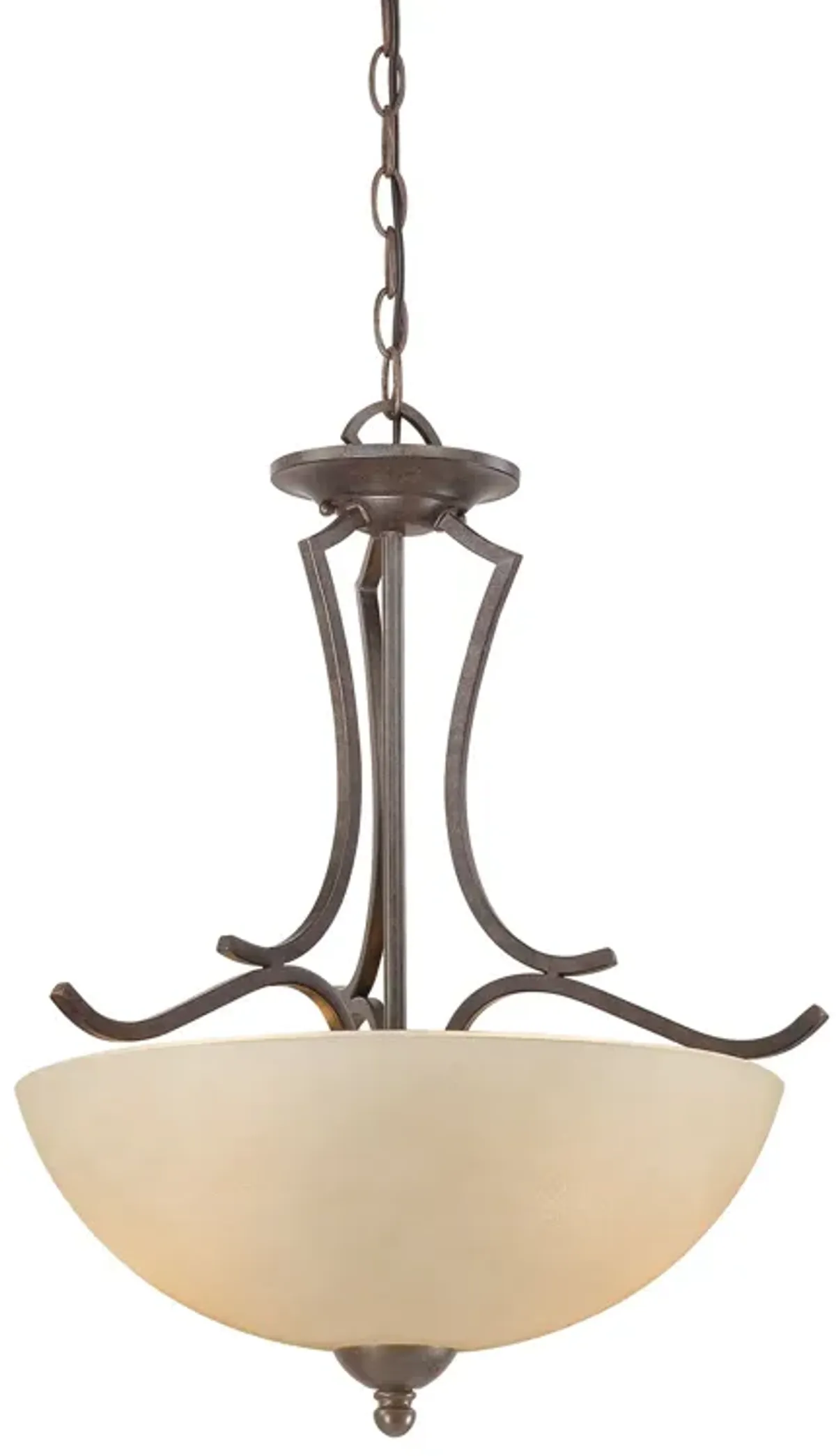 Triton 2-Light Pendant in Sable Bronze