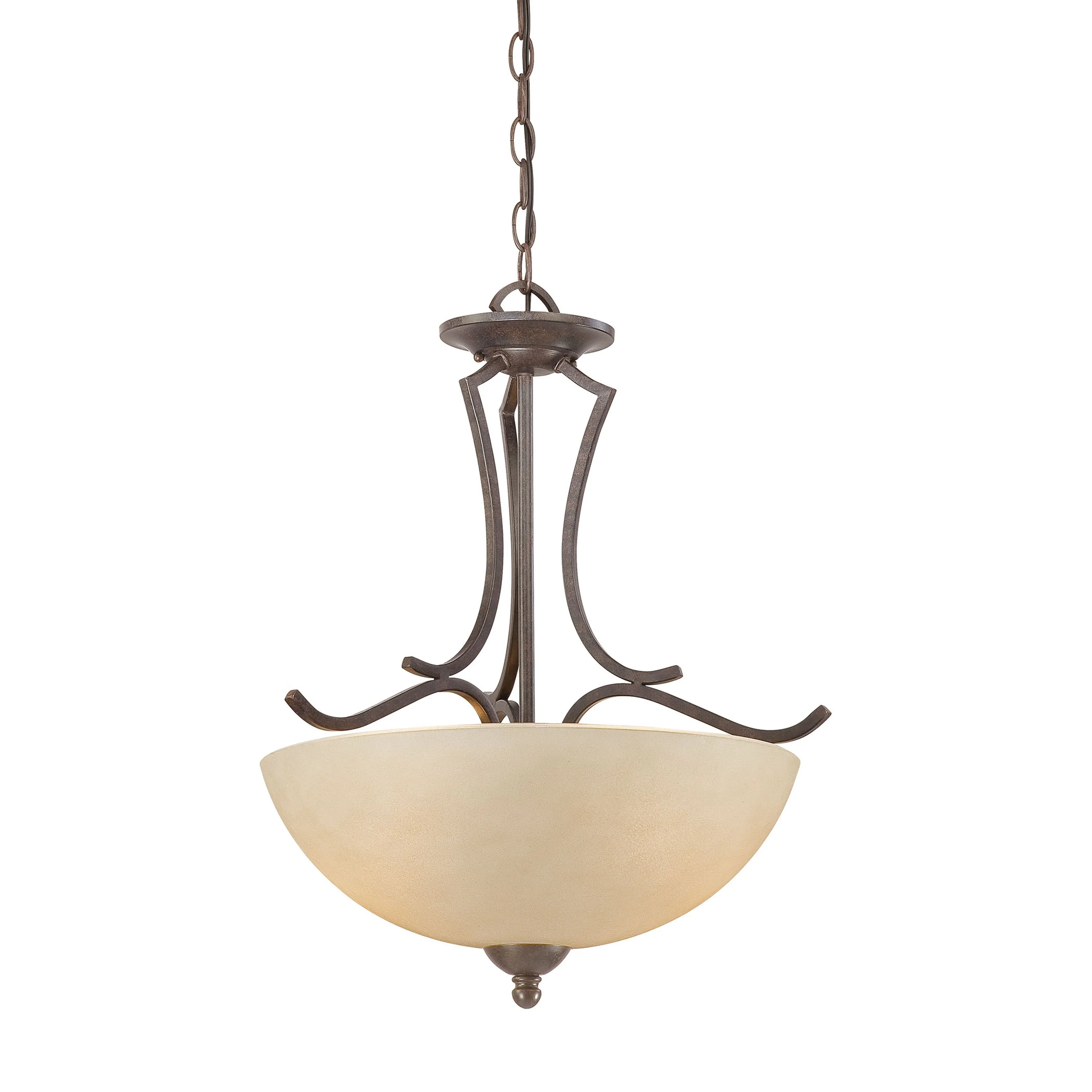 Triton 2-Light Pendant in Sable Bronze