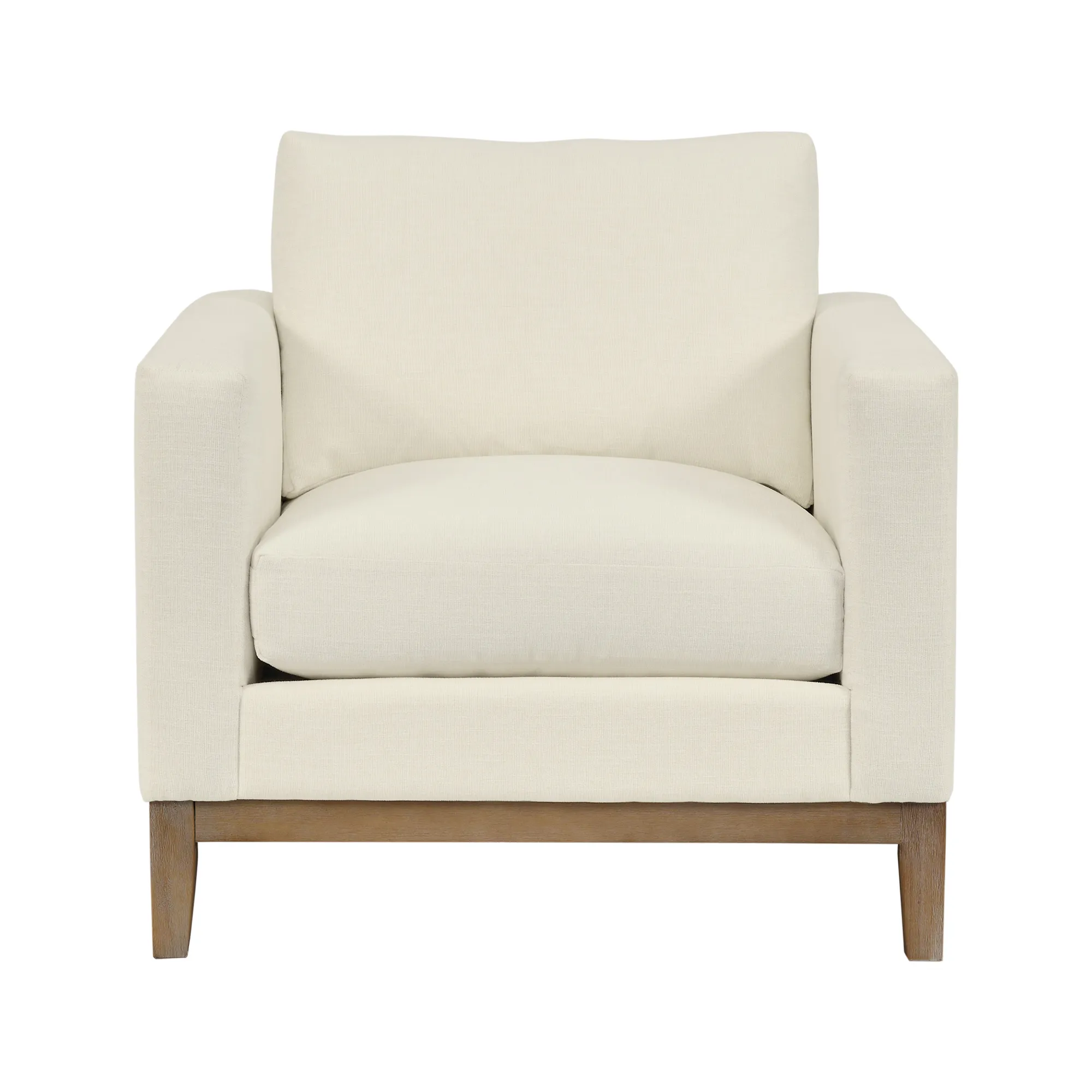 Donna 35" Upholstered Accent Chair in Sugar