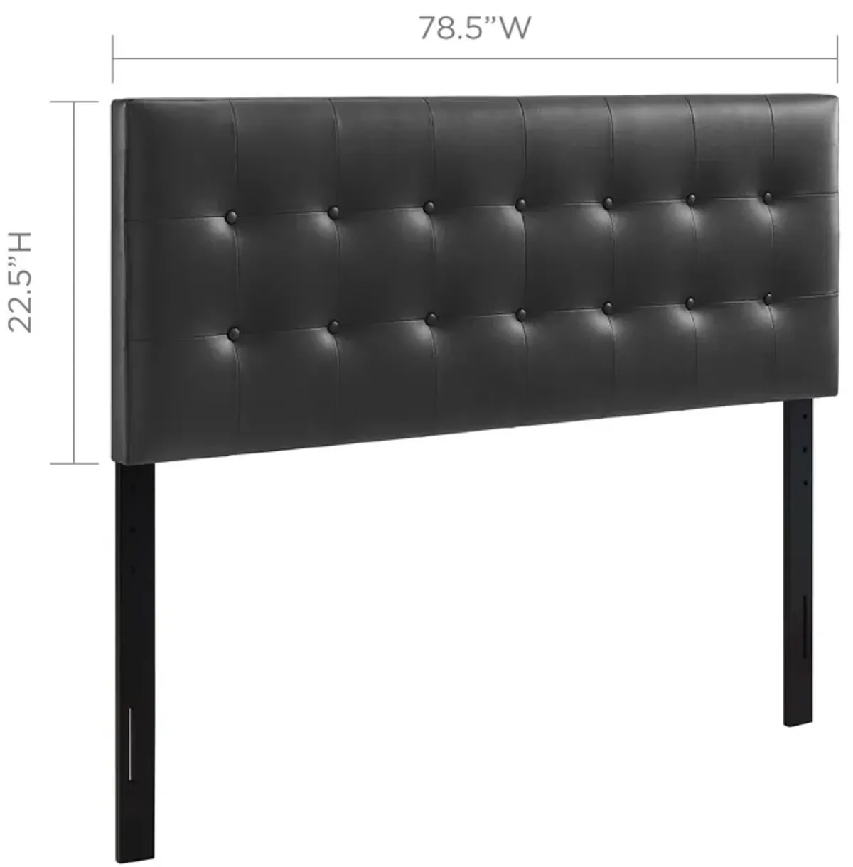 Emily King Upholstered Vinyl Headboard