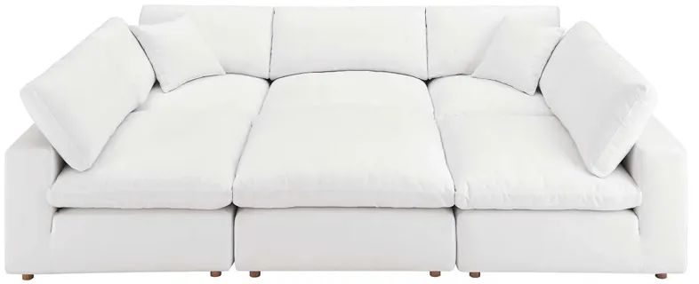 Commix Down Filled Overstuffed 6-Piece Sectional 