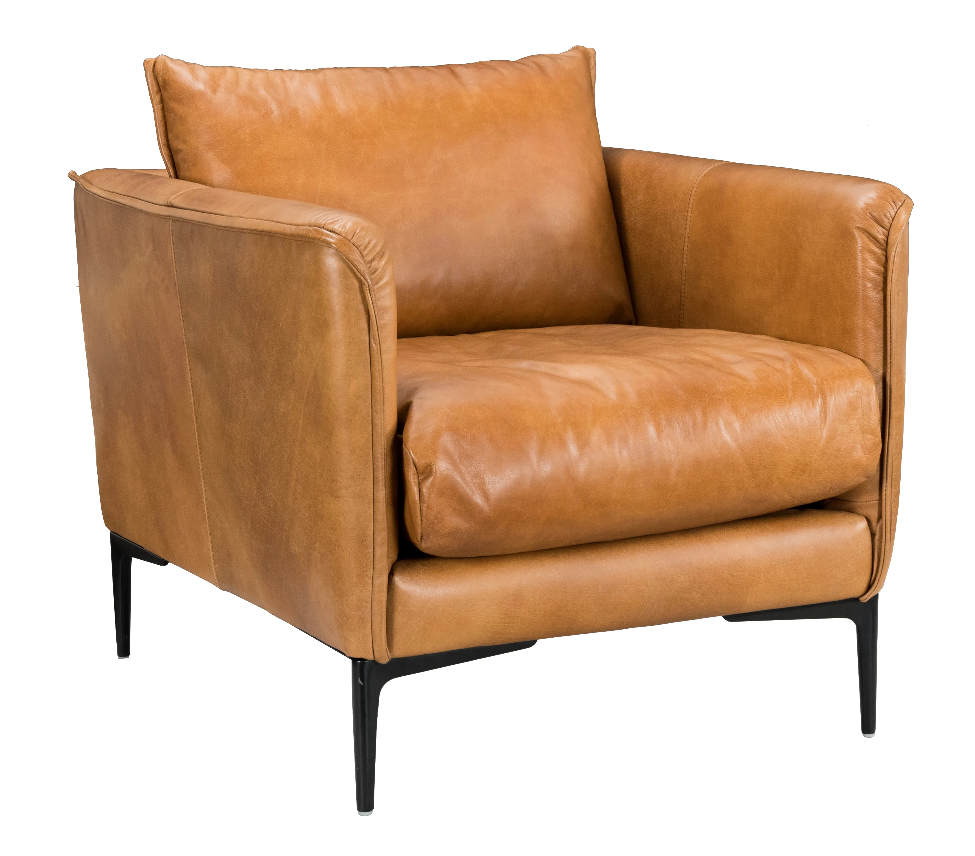 Abigail Leather Club Chair