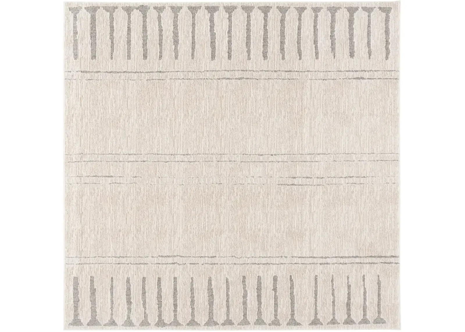 NORTHPORT 424 IVORY  6'-7' x 6'-7' Square Square Rug