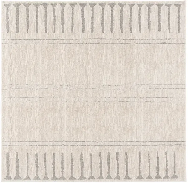NORTHPORT 424 IVORY  6'-7' x 6'-7' Square Square Rug