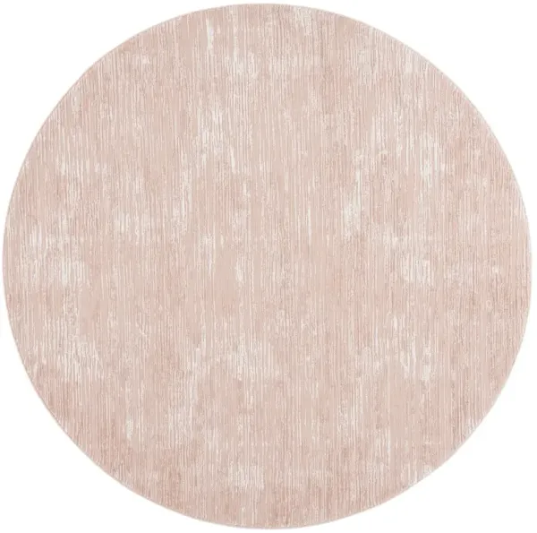 REVIVE 106 PINK  6'-7' x 6'-7' Round Round Rug