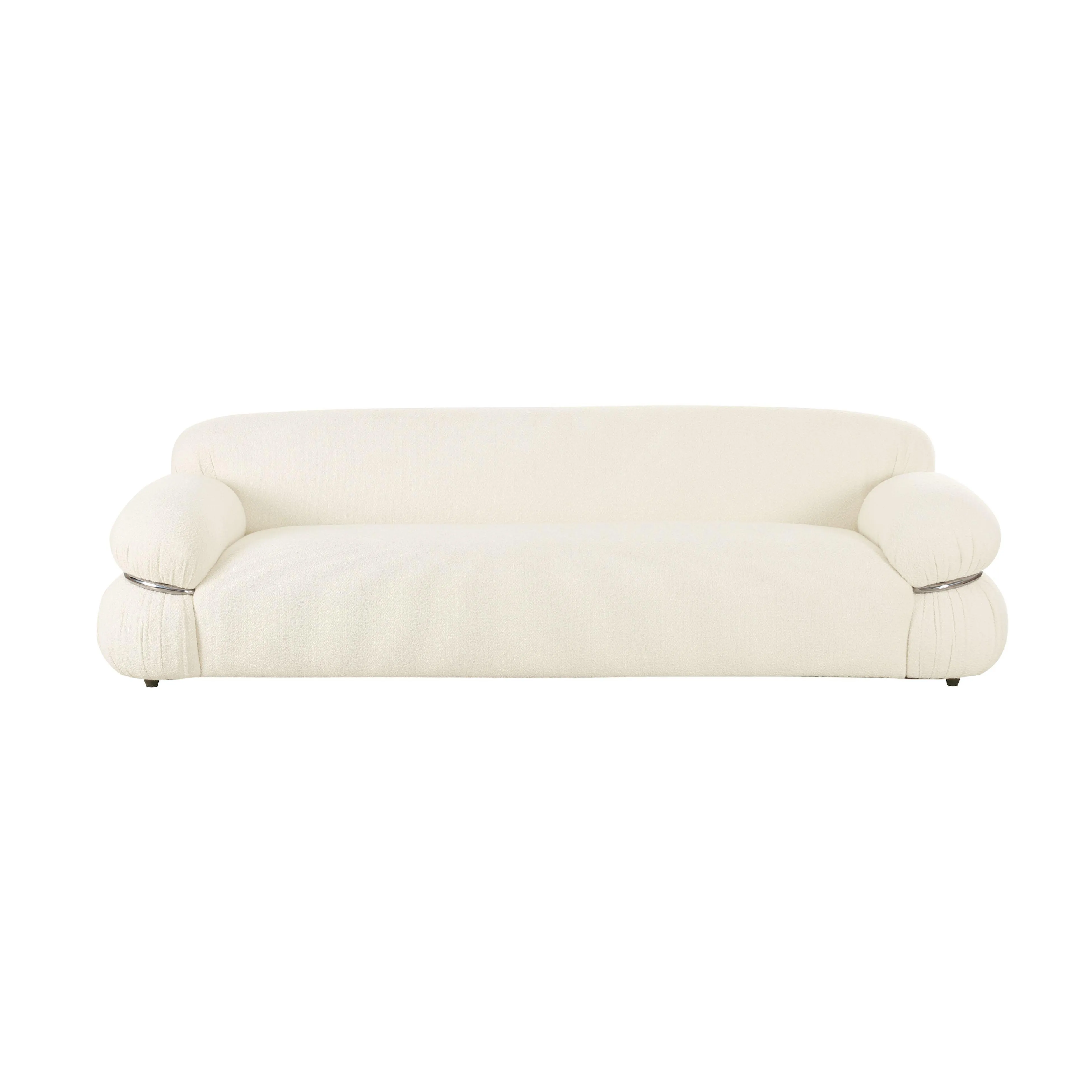 Leyla Cream Boucle Sofa