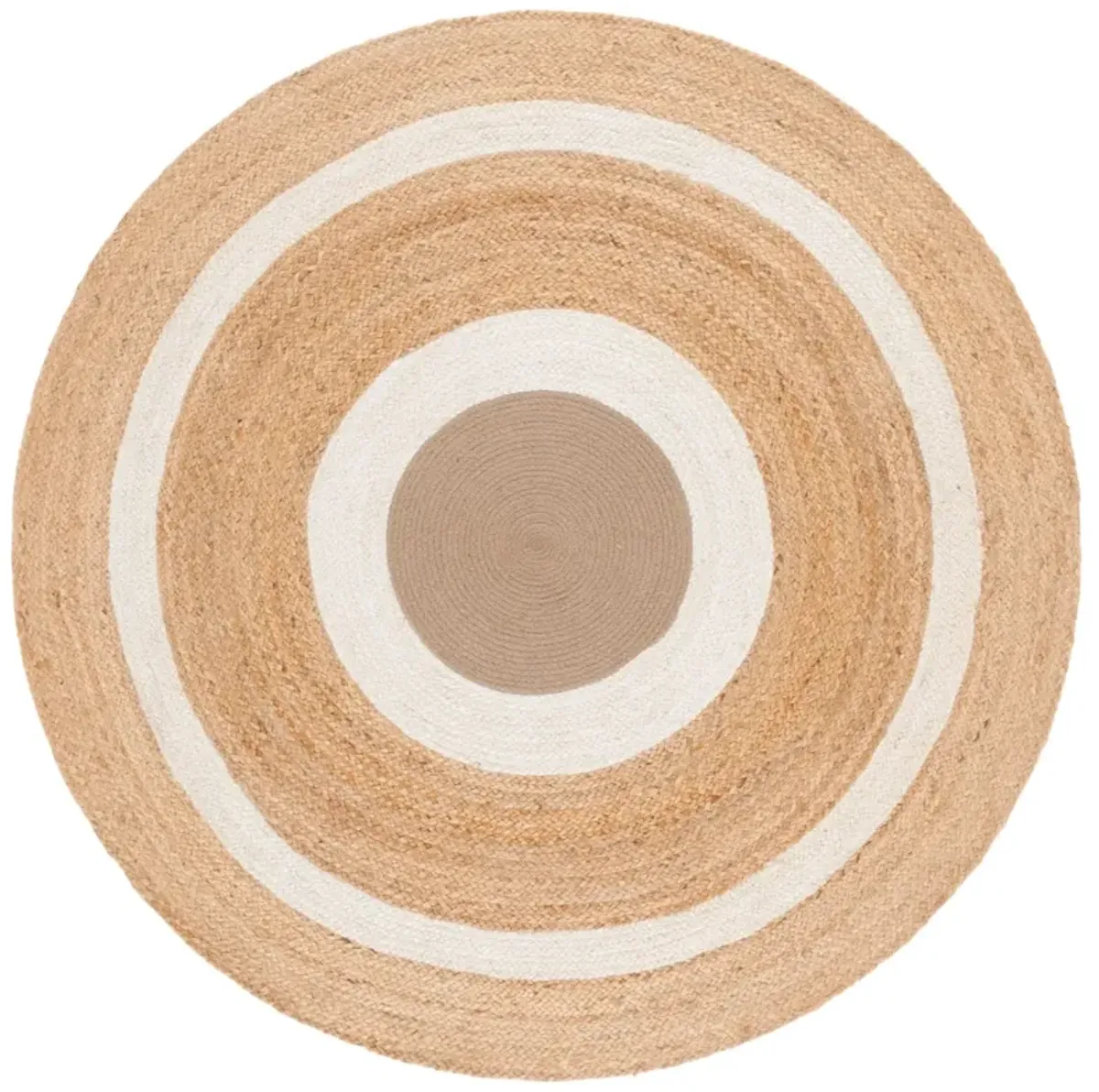 NATURAL FIBER 531 NATURAL  5' x 5' Round Round Rug