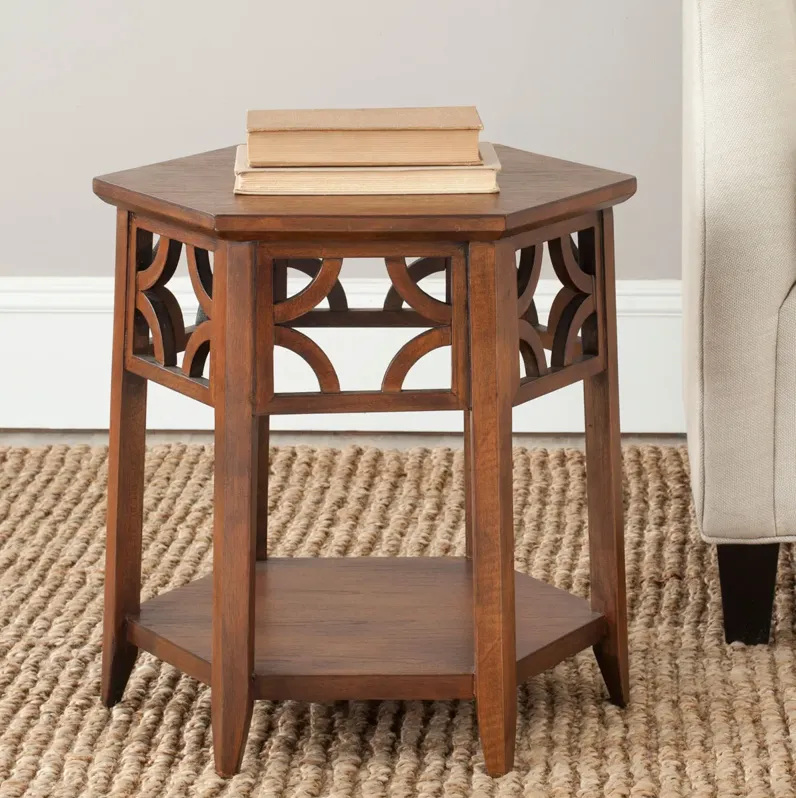 CONNR HEXAGON END TABLE 