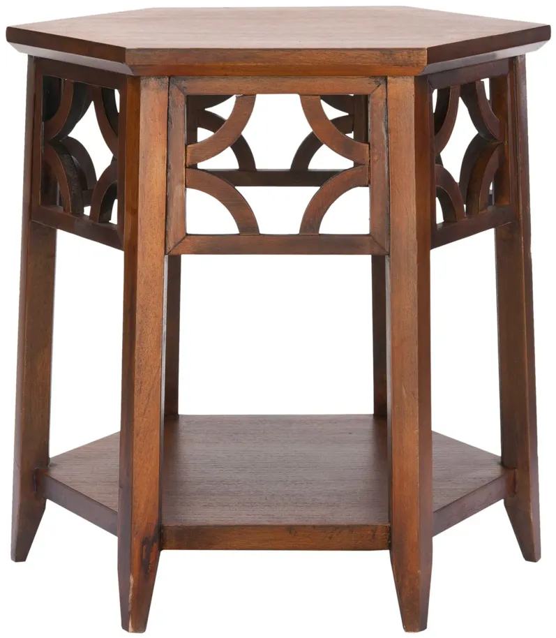 CONNR HEXAGON END TABLE 