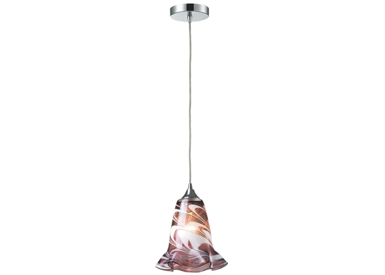 Vestido 1 Light Pendant in Polished Chrome