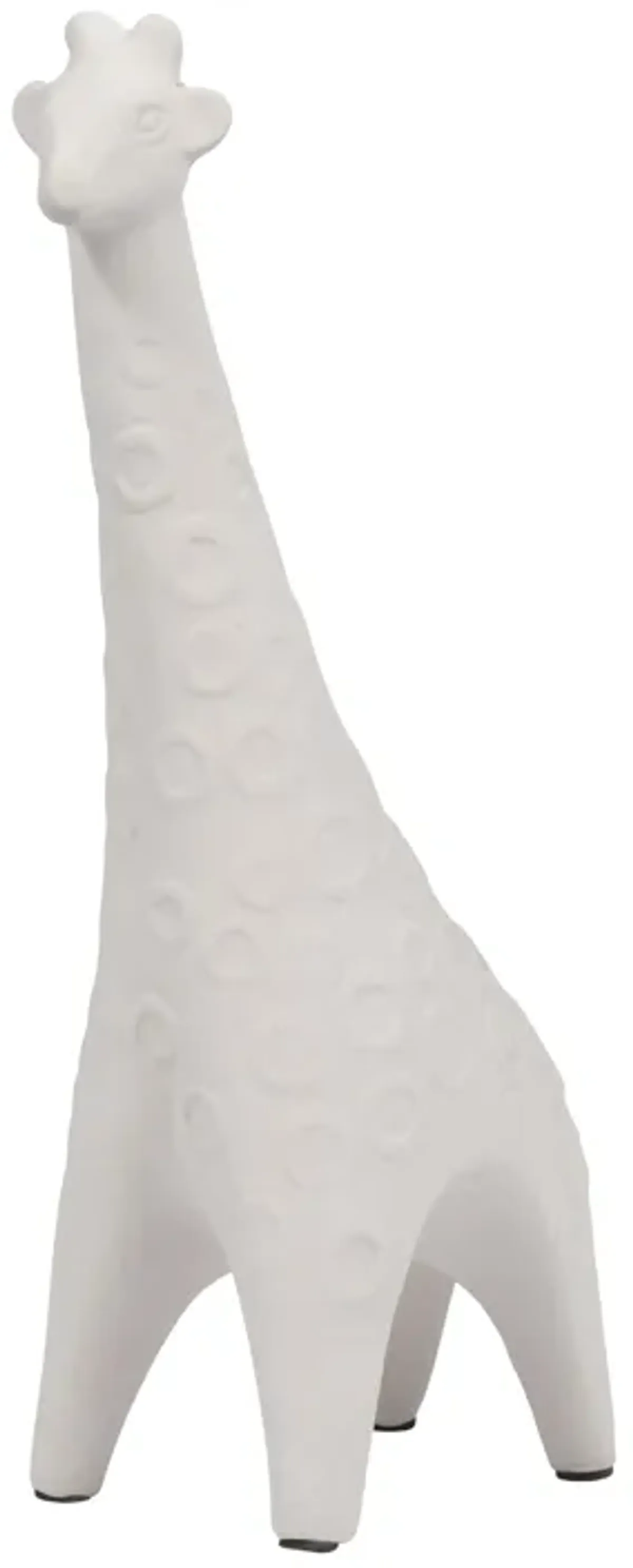 Clay, 10" Polka Dot Giraffe, Ivory