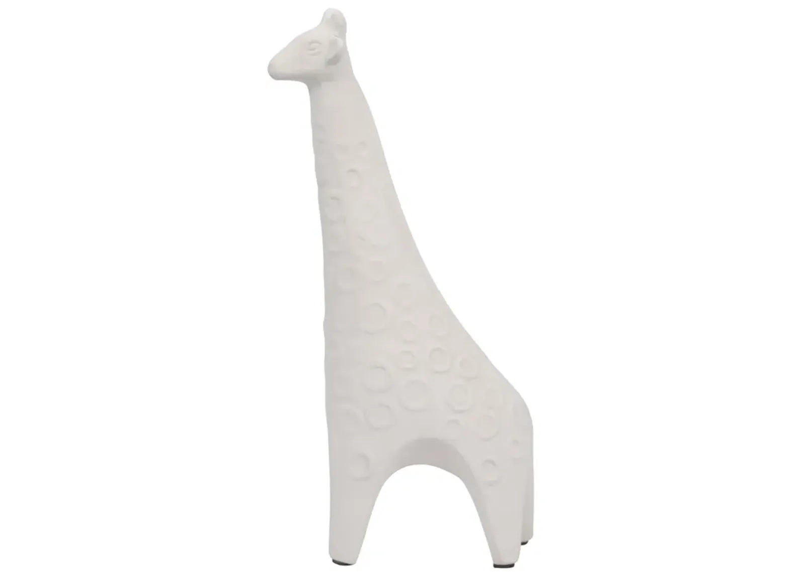 Clay, 10" Polka Dot Giraffe, Ivory