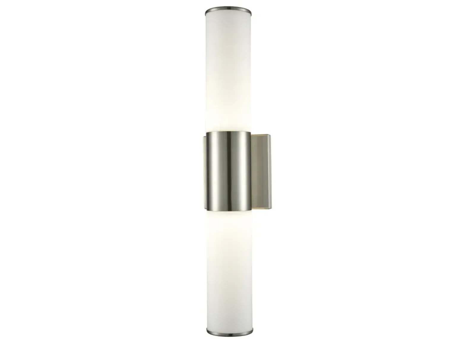 Maxfield 4" High 2-Light Sconce - Satin Nickel