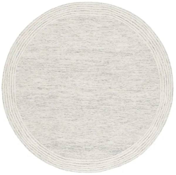 ABSTRACT Hand Tufted 6' x 6' Round area rug