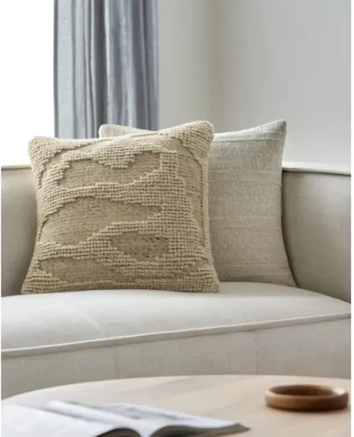 Sand Dunes SDU-002 20"L x 20"W Accent Pillow  - Poly Insert