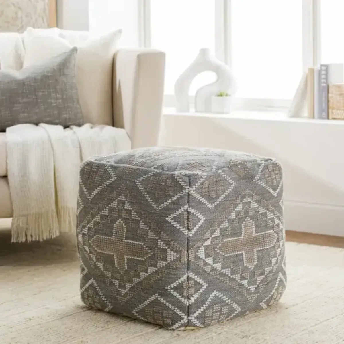 Nobel 18"H x 18"W x 18"D Pouf