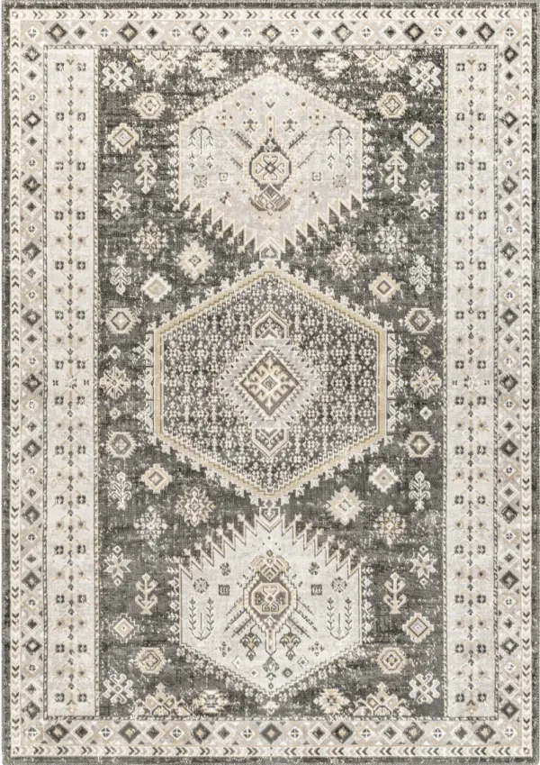 Basel BOS-2303 2'1" x 3'9" Machine Woven Rug