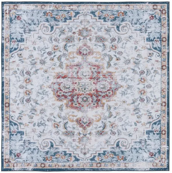 TUCSON 117 M/W S/R GREY  4' x 4' Square Square Rug