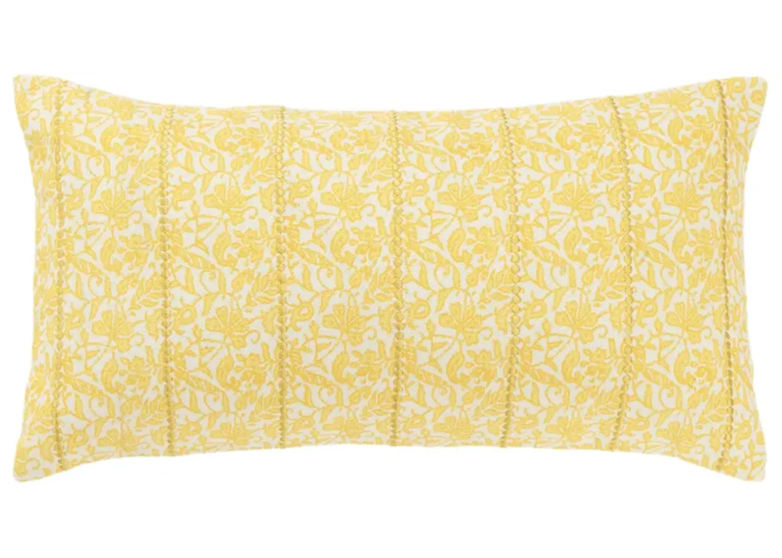 botanical  yellow Pillow