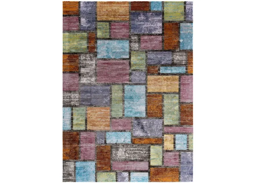 Success Nyssa Abstract Geometric Mosaic 5x8 Area Rug