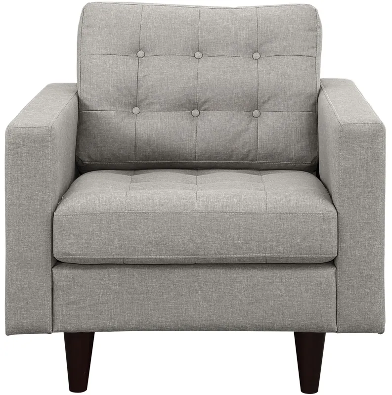 Empress Upholstered Fabric Armchair