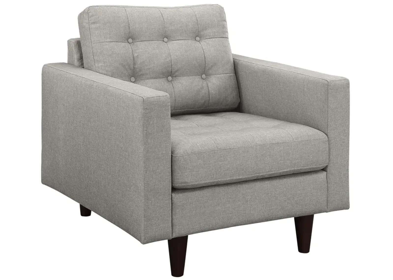 Empress Upholstered Fabric Armchair