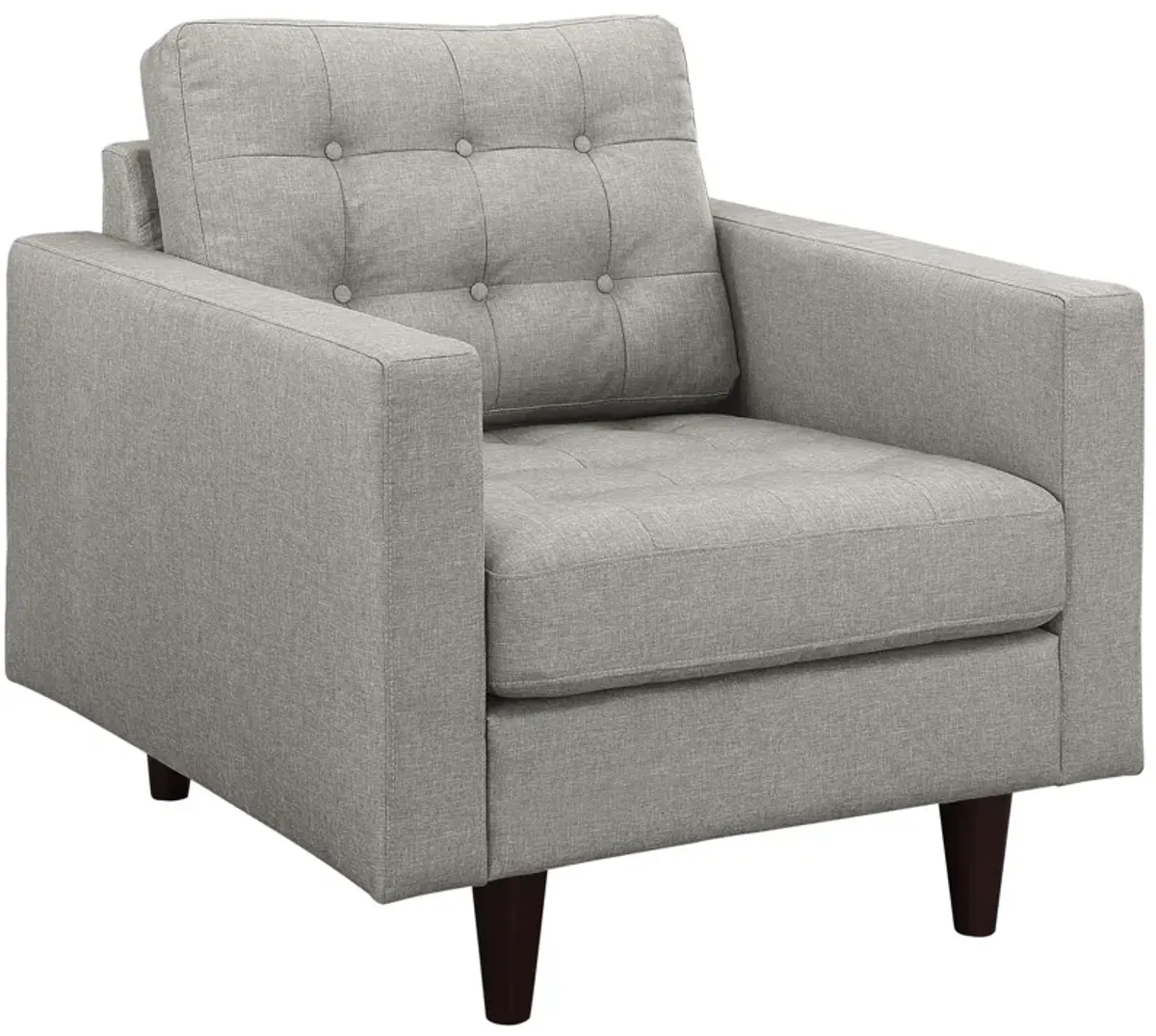 Empress Upholstered Fabric Armchair