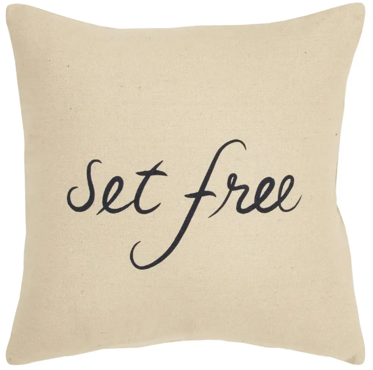 INKED Sentiment- Inked Brown Pillow