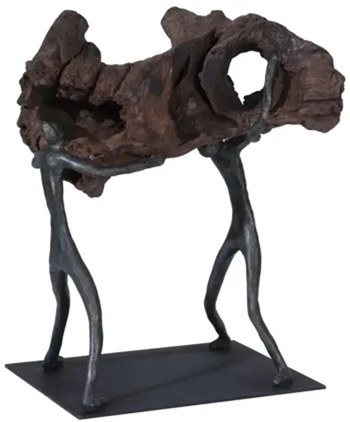 Atlas Tabletop Sculpture, Freeform High Lift, With Base