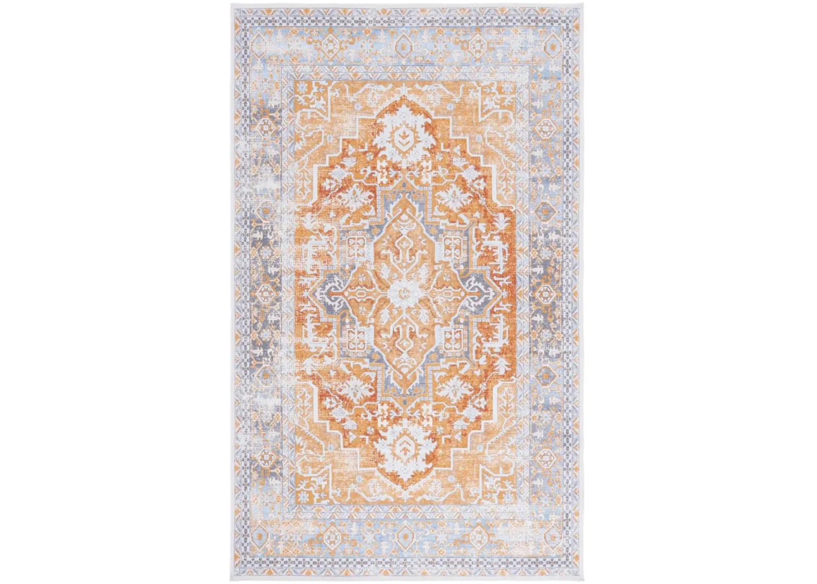 ARIZONA 223 RUST  8' x 10' Large Rectangle Rug