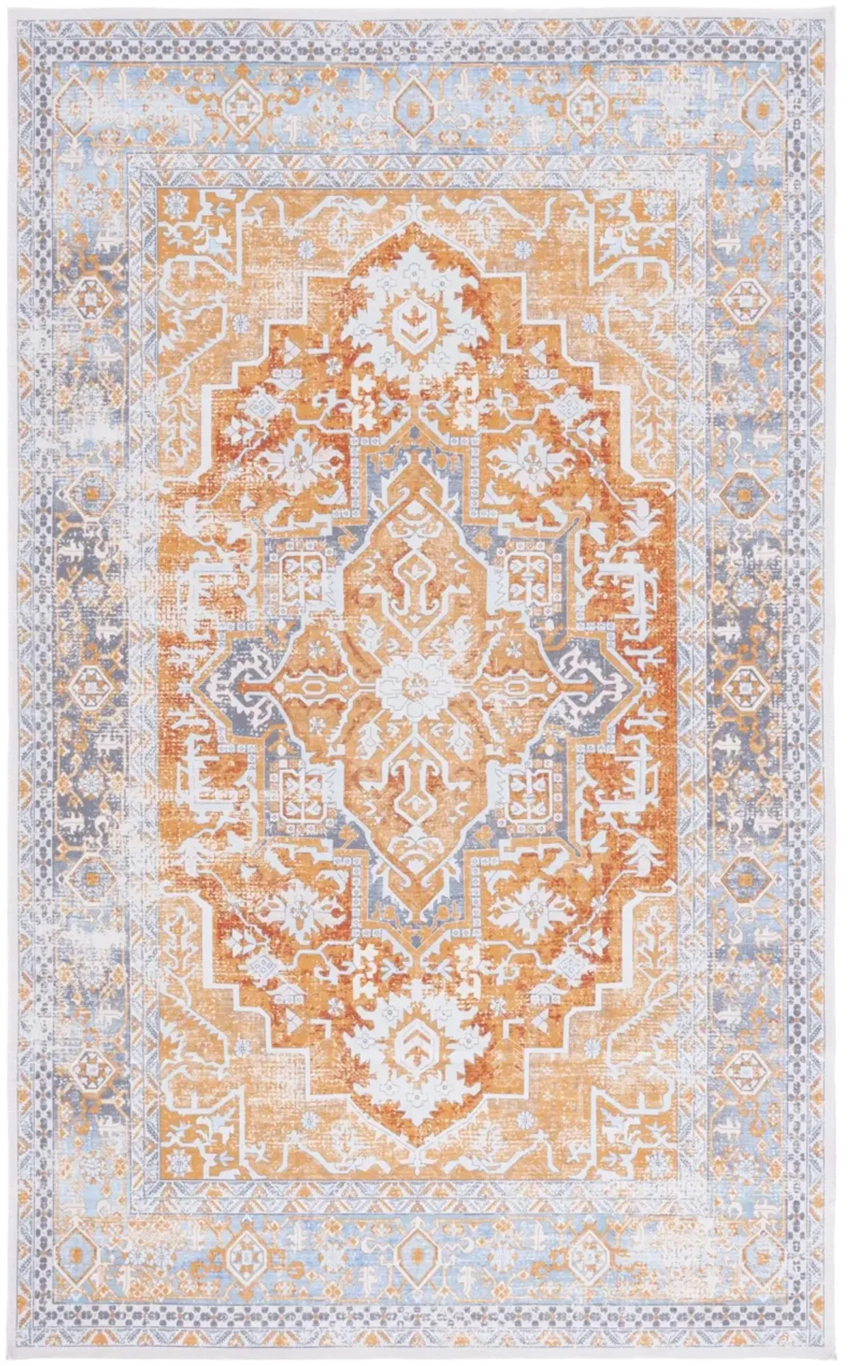 ARIZONA 223 RUST  8' x 10' Large Rectangle Rug