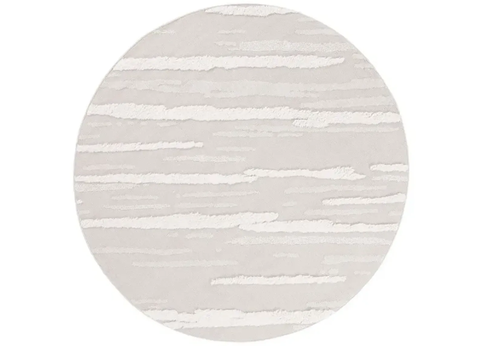 TRENDS 118 Beige 6'-7' X 6'-7' Round Round Rug