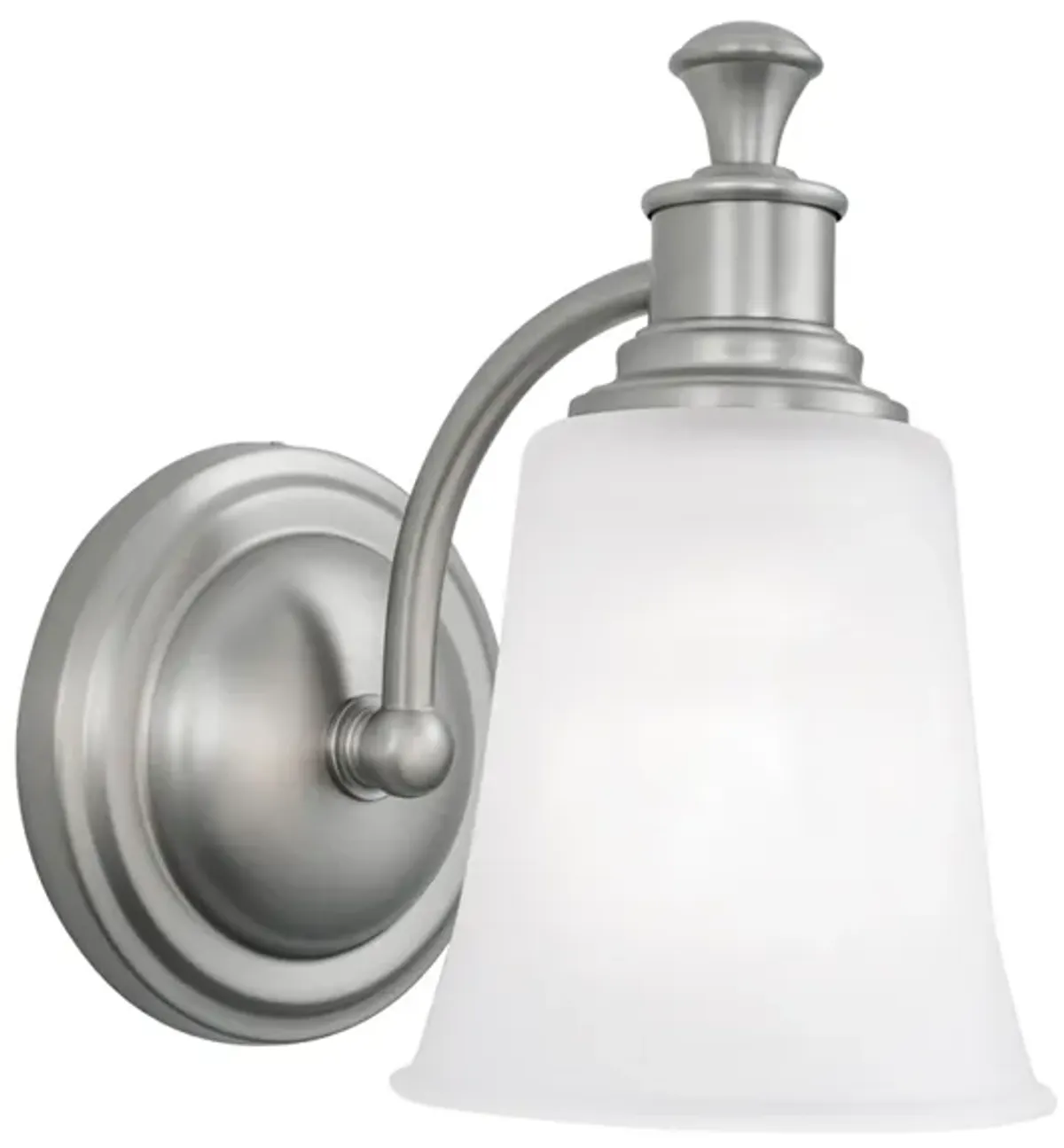 Sienna 1 Light Sconce - Brushed Nickel