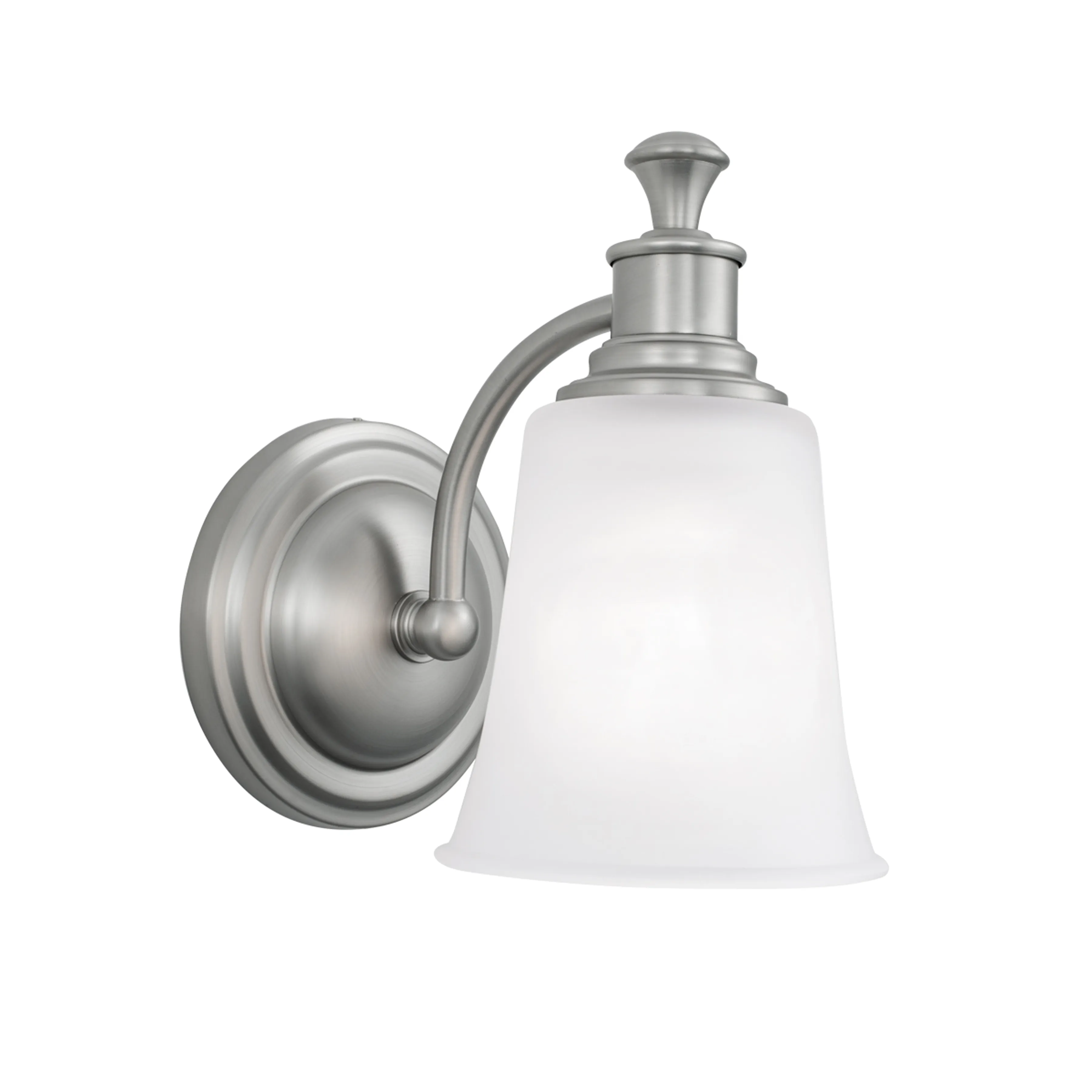 Sienna 1 Light Sconce - Brushed Nickel