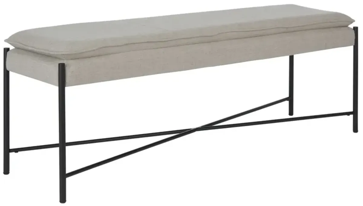 Kara Cushioned X Bench