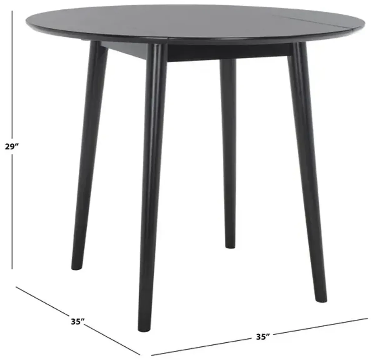 LOVELL FOLDING ROUND DINING TABLE