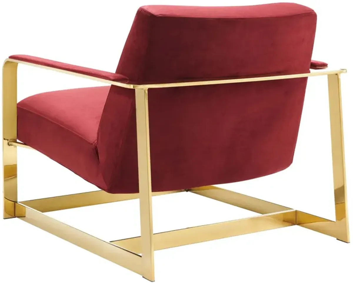 Seg Performance Velvet Accent Chair