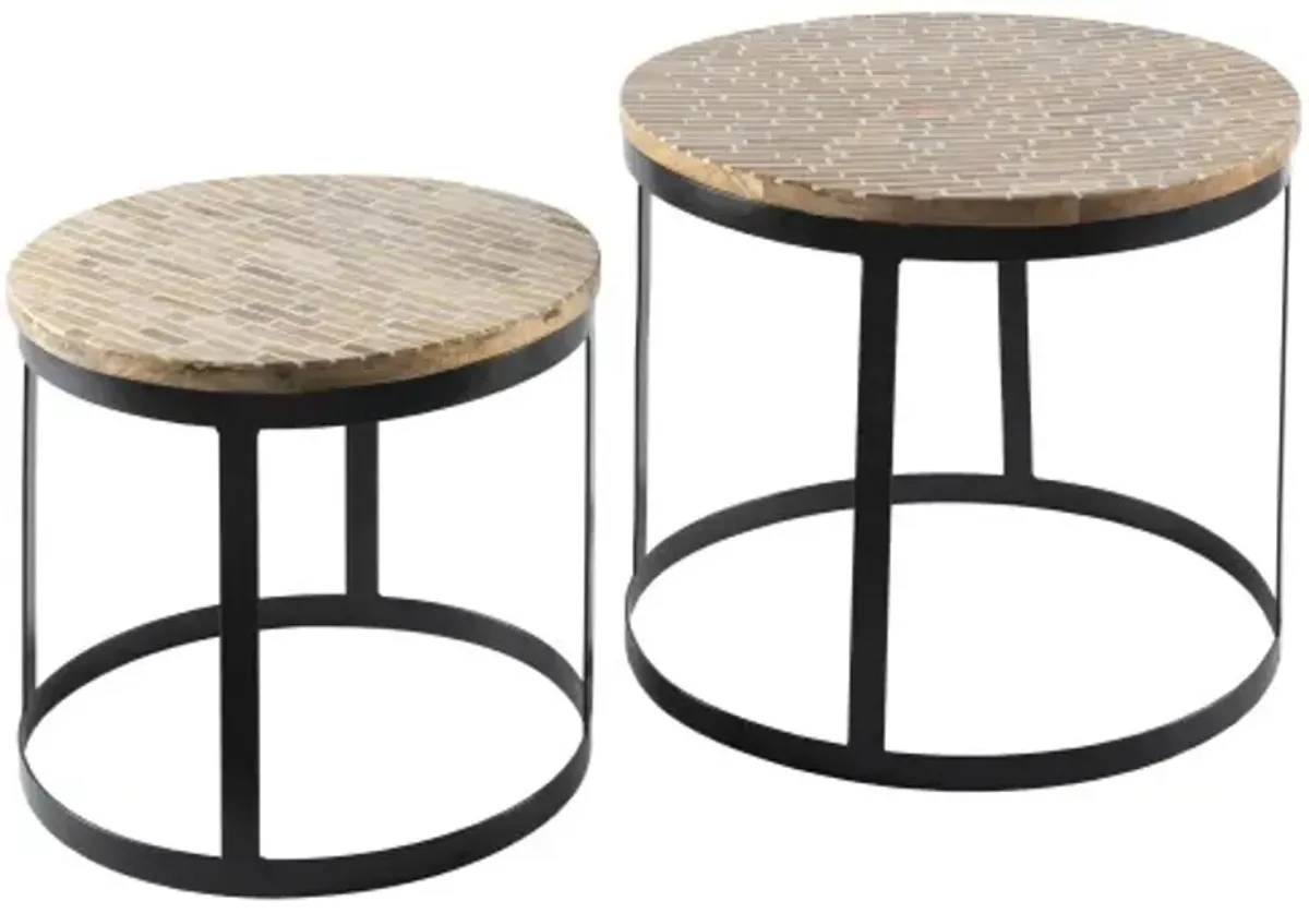 Abrazo 16"H x 19"W x 19"D, 14"H x 16"W x 16"D Furniture Piece