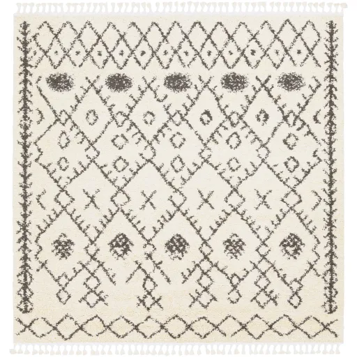 Berber Shag 7'10" Square Rug