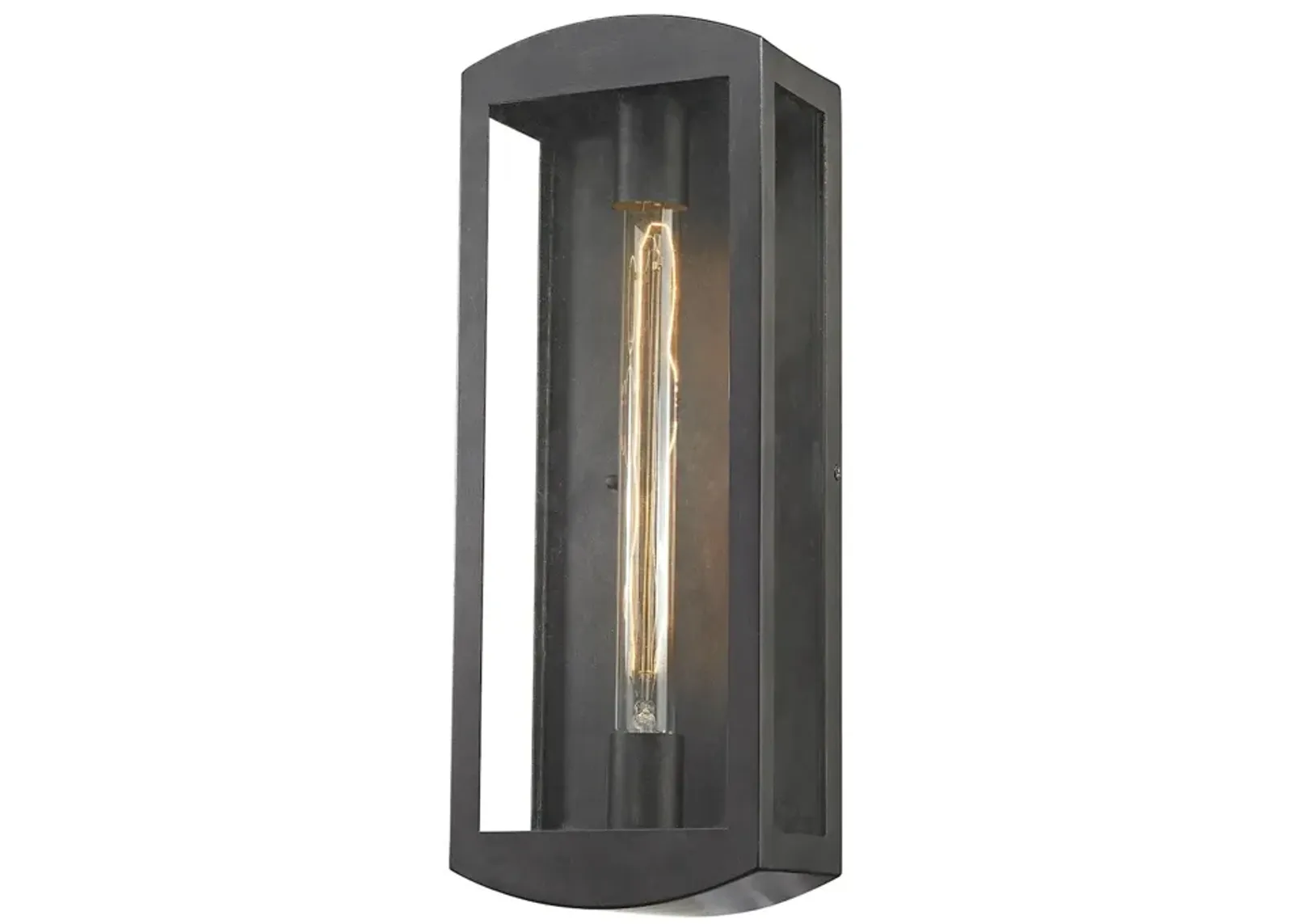 Trenton 17" High 1-Light Outdoor Sconce - Blackened Bronze