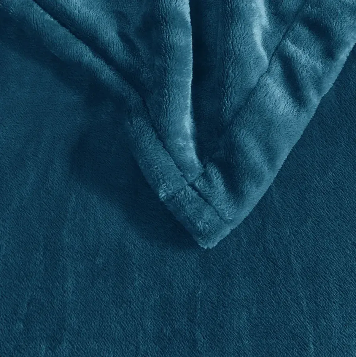 Beautyrest Heated Plush Teal Blanket