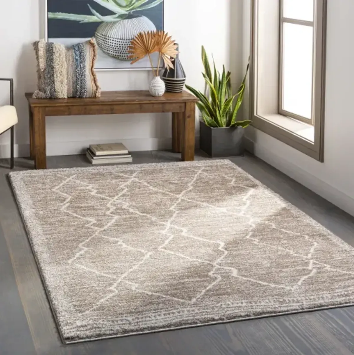 Andorra ARD-2310 6'7" x 9' Machine Woven Rug