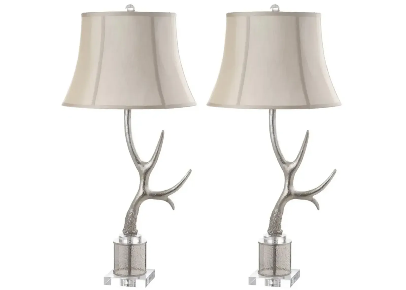 Adele Antler 16-Inch H Table Lamp - Set of 2